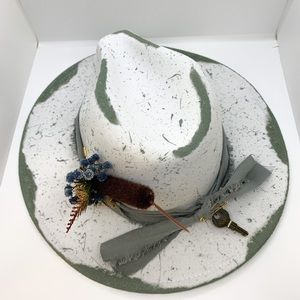 Hand painted and designed hat. Designed by me. Never worn.